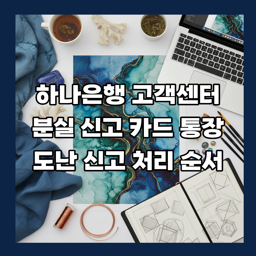 하나은행 고객센터 분실신고